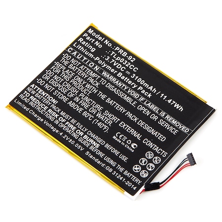 Ultralast Portable Reader Battery, PRB-92 PRB-92